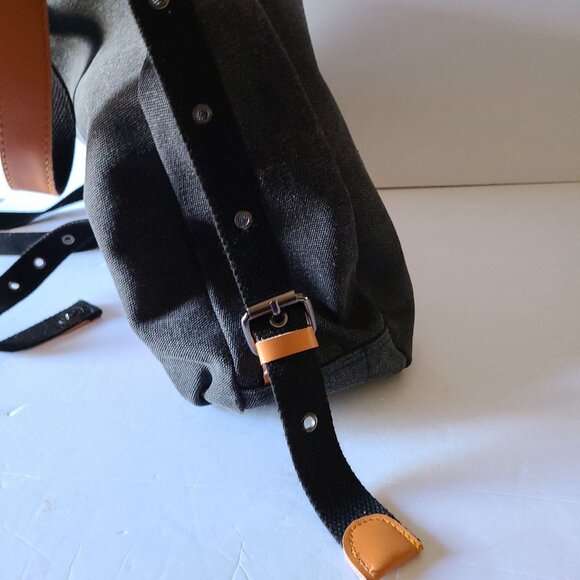 FULARUISHI JAPANESE CANVAS KHAKI RUCKSACK-RUGGED CHARM MEETS EVERDAY ADVENTURE - Picture 6 of 14